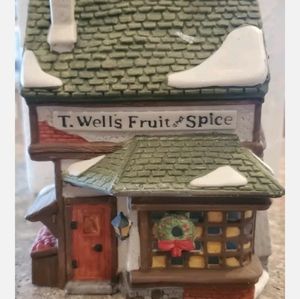 Dickens Village T Wells Friut and Spice